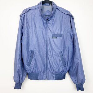 Vintage Members Only Bomber Jacket Deep Blue/Purple Size 40